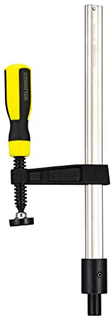 WELDINGER Schweißtisch Schraubzwinge 80x250 mm System 16 Zweikomponentengriff