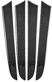 JORAsa Passend für Audi Q5 8R 2010–2018 SQ5 8R 2013–2017 Carbon-Faser-Auto-Innenraum Tor Türverkleidung Aufkleber Trim Auto Trim Zubehör Guard Aufkleber Kits