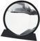 Cabilock Sablier 3D en Sable Mouvant Décoration Artistique pour Bureau Et Maison Cadre Noir 12 7 Cm