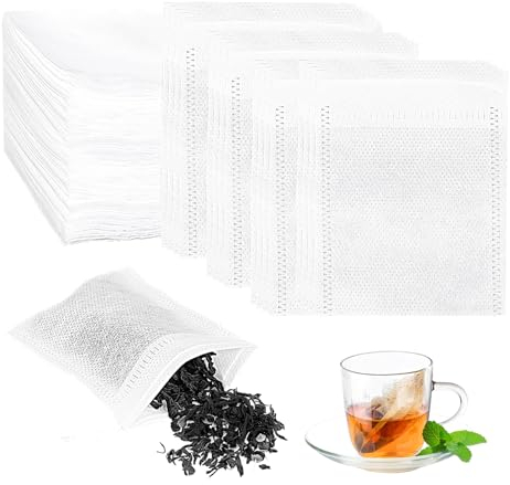 AiQInu Sacchettini per Lavanda Vuoti, Bustine da Tè Filtro 300Pcs, Filtro the Infusione, Filtro per Il Tè