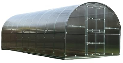 Serre KLASIKA 18 (3 x 6 m) avec fondations et polycarbonate 6 mm