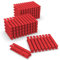 Lot de 100 épingles à linge colorées en bois, pinces à linge rouges pour travaux manuels, épingles à vêtements pour suspendre les vêtements de salle de classe, 7,3 cm