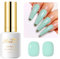Imtiti Green Gel Nail Polish, 15ML Sage Green DIY Nail Art Starter Kit