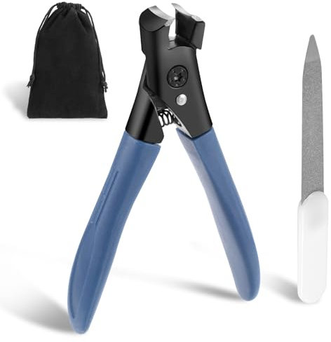 Nail Clippers for Men Thick Nails, Heavy Duty Large Toe Nail Clippers for Thick Nails for Seniors with Wide Opening, Large Wide Jaw Opening Toe Nail Clippers with Nail File Long Handle