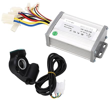 Alomejor 36V 1000W Elektrofahrrad-Umrüstsatz Daumen-Gasgriff-Bürstenmotor-Controller-Scheinwerferschalter-Kit