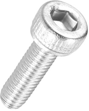 Kozelo 50Pcs Vis à Tête Cylindrique à Six Pans Creux - [M3-0,5 x 10mm] Acier Inoxydable 304 Filetage Complet Tête Fraisée Allen pour Moteur Électrique, Impression 3D, Argent