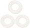 3 Pcs Flush Valve Seal,Toilet Rubber Sealing Washer Base Circles Fits Gasket Impuls Plate Replacement Sleeve Washers Ideal Standard Diaphragm Siphon Flapper Silicone Syphon Parts,for Button Cistern