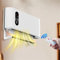 Scaldabagno a Parete, Riscaldatore Elettrico in Ceramica PTC da 2000 W con Timer e Telecomando, Scaldabagno Portatile con Portasciugamani, Protezione dal Surriscaldamento for il Bagno