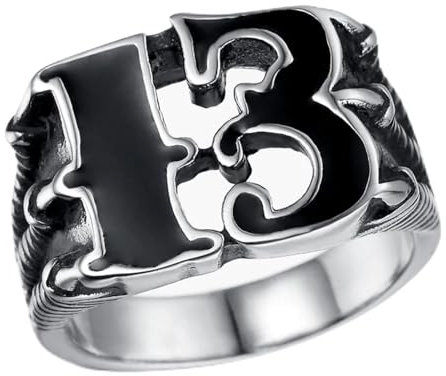 Klassisch Ring Ringe Damen Bijouterie Herren Herren Ring Biker Ring 13
