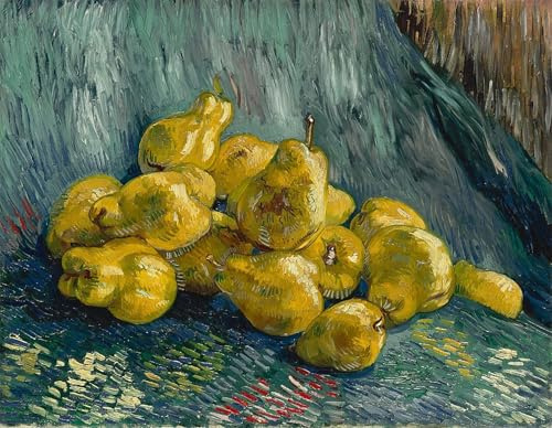 YIMACBJXX Berühmte Gemälde Leinwand Drucken Poster Wandbilder Stillleben mit Quitten von Vincent Gogh Van Modern Poster für Wohnzimmerdekoration 60x90cm