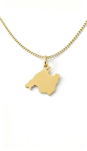 TRINKFREUNDE Mallorca Halskette | Hochwertige Halskette aus Edelstahl | Nickelfrei & wasserfest | Stylisches Malle Accessoires & perfektes Mallorca Geschenk