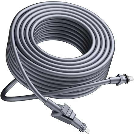 Brrnoo Câble Ethernet, Câble de Remplacement Satellite Rectangulaire de 150 Pieds Internet Modem Plat pour Produits de Réseau de Routeur Plat
