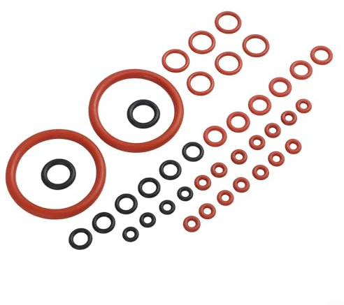 Lot de 40 joints toriques d'étanchéité de valve pour machines à café et à vapeur avec caoutchouc pour joint mécanique et utilisation prolongée d'entretien