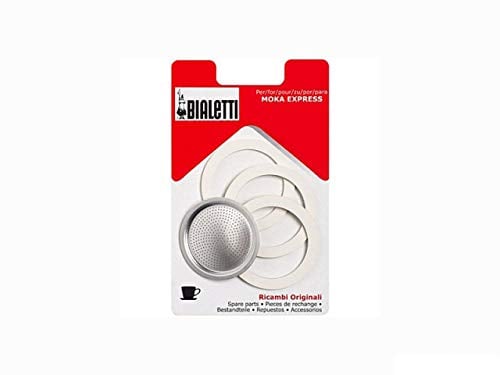 Bialetti 1 taza Stovetop Moka Express Junta de repuesto de goma (paquete de 3)