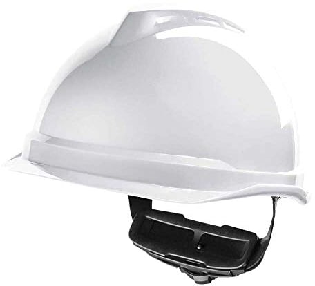MSA MSA-KAS-Vg520_W Helm mit kurzem Schirm, Weiß, 52-64 Größe