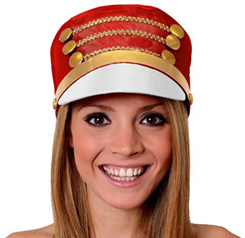 I LOVE FANCY DRESS SPIELZEUG MÄUSEKÖNIG +SOLDATIN HÜTE. DER NUSSKNACKER/MÄUSEKÖNIG. IN ROT/GOLD. DER HUT HAT DEN UNGEFÄHREN DURCHMESSER VON 59/60CM. 1 HUT