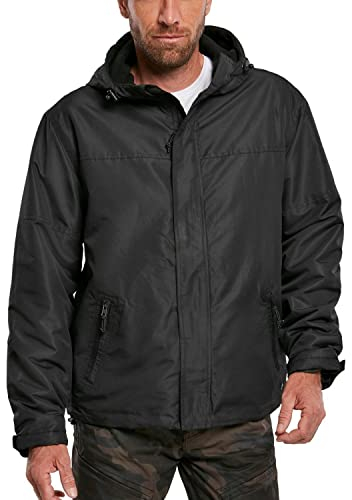 Brandit Frontzip Windbreaker, Farbe: black, Größe: 6XL