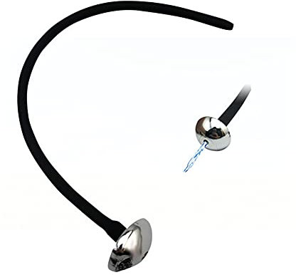 JPGeil Hohl Silikon Katheter Penis Plug Sounding Ø 6/8/10 mm Harnröhren Dilatator Stimulator Harnröhrensonden Penis Stick Dilator Prinzenzepter SM Erotik Masturbation Sexspielzeug für Männer (8 mm)