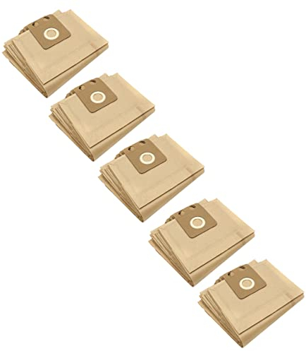 vhbw 50x Sacs compatible avec Nilfisk GDP 2000 aspirateur - 44,5cm x 22cm marron