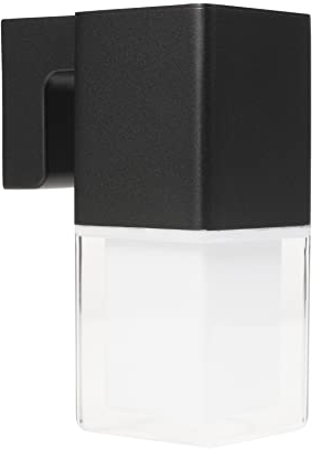 Smartwares Design-Außenwandleuchte Black Outdoor - 12 W - 800 lm - Warmweißes Licht - Beleuchtung nach unten - Aluminium - IP44