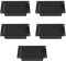 Be In Your Mind Lot de 5 supports de batterie PP3 9 V en plastique pour micro de guitare basse Noir