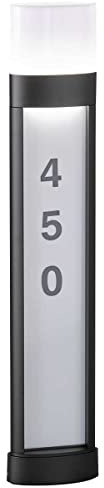WOFI Außenleuchte, Outdoor Line Diego 1-flammig, Schwarz, LED, Wegeleuchte