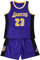 Basketball Trikot Kinder - Training Trikot für Jungs, 2-Teilige Weste und Short, Basketball Kleidung Geschenke für Jungen im Alter Von 4-14 Jahren, Gelb/Lila