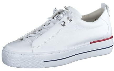 Paul Green Damen, Frauen Low-Top Sneaker,schnürer,Plateausohle,Halbschuhe,straßenschuhe,Strassenschuhe,Sportschuhe,Weiß (JA),37 EU / 4 UK