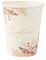 Artifetes Générique - 8 GOBELETS Carton Pampa Fleur DE Coton 255ML Blanc