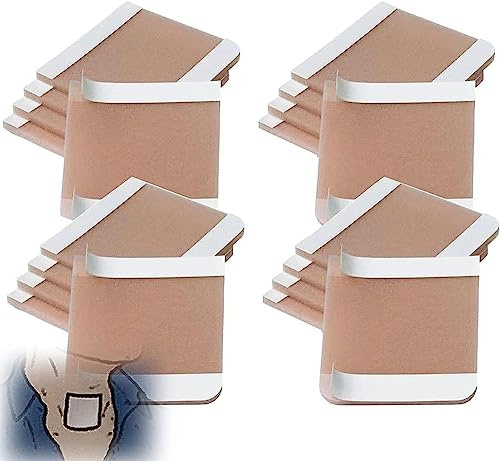 BLUEZY Collo Stoma della Protezione, Collo Stoma Collo di Copertura Trach Scudo A Prova di Polvere Copristoma Adesivi per Laringectomia E Tracheostomia 120pcs