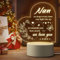 Nan Gifts, Nan Birthday Gifts - Unique Acrylic Engraved Night Light with Warm Messages, Presents for Nanny from Grandchildren on Her Birthday, Christmas, Mother's Day, Heart-Shaped LED Bedside Lamp