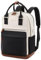 LOVEVOOK Rucksack Damen, 15,6 Zoll Laptop Schulrucksack Reiserucksack Wasserdicht Arbeitstasche Backpack Women Groß Schultasche Teenager Mädchen Elegant für Arbeit Reise Schule Uni Büro, Schwarz