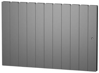Noirot - Radiateur Électrique Fontéa Horizontal - Inertie Fonte - Chauffage Connectable - Certifié Origine France Garantie, NF - Anthracite, 1500 Watt