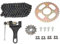 Relibupdater Pignon arrière 420 37 dents, chaîne 96L, pignon avant 14T kit pour quad ATV 70 90 110 125CC
