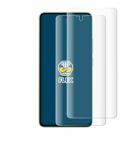 BROTECT 2 Stück Full-Cover Schutzfolie für Xiaomi Redmi Note 13 4G Full-Screen Displayschutz-Folie [3D Curved, Anti-Fingerprint, Kristall-Klar]