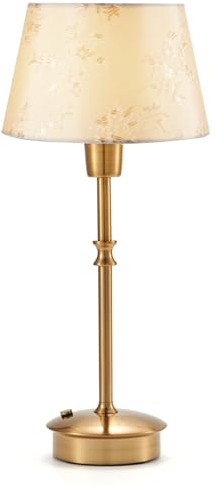 OCEST Kabellos Tischlampe mit Dimmer, Eingebauter 5200mAh Aufladbare Akku, Kleine Patio Tischleuchte Outdoor, Esszimmer Schlafzimme Büro Wohnzimmer Beistelltisch Lampe, Warm Touch Nachttischlampe