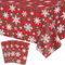 4 Pack Xmas Tischtuch Weihnachten Plaid Schneeflocke Tischtuch rot und grün karierten Tisch deckt Xmas Buffalo Plaid Tischtuch Party Dekorationen für Weihnachten Urlaub Neujahr Versorgung 51 x 86 Zoll