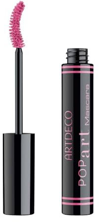 ARTDECO Pop Art Mascara – pinke Eye-catcher Mascara mit intensiv pigmentierter Textur und auffallender Farbe (pink pop) – 1 x 9 ml