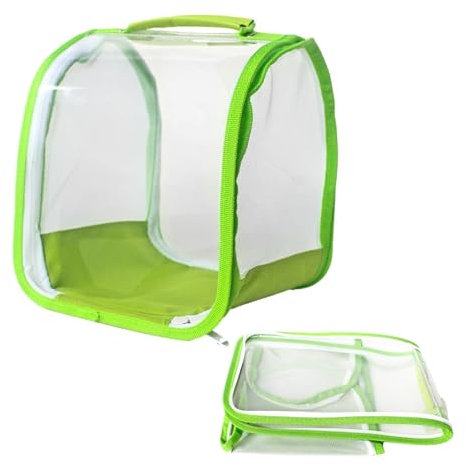 Caterpillar Set, Caterpillar Case, Creature Container for Watching Caterpillars, Monarch Butterflies and Ladybirds, 9.84 x 9.84 x 9.84 inches