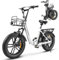 SAMEBIKE E-Bike Klapprad Elektrofahrrad mit 20 Zoll Fat Tire, 13Ah Lithium-Akku für Lange Reichweite bis 120KM, 7-Gang-All-Terrain Ebike Herren für MTB, Strand & Schnee