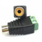 DC Female Male RCA Female Male Connector Adapter Plug 2.1x5.5mm DC Jack Power Audio Cable For RGB Strip Light CCTV Camera(22994-2pcs)