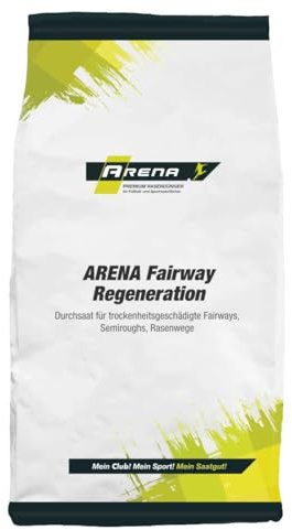ARENA Rasensamen Premium Nachsaatrasen I hochwertiges Rasen Saatgut zur Nachsaat I tiefschnittverträglich I Fairway Regeneration 3kg