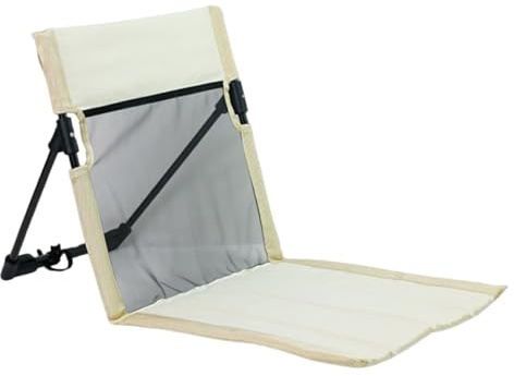 Derwrtup Klappstuhl, Campingstuhl mit Rückenlehne, niedriger Sitz, atmungsaktiver Hocker für Reisen, Outdoor, Meetings und Garten