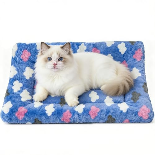 Saituo Home Flauschig Hundedecke, Hunde Decke Waschbar Fleece, Weiche Warme Katzendecke, 60 X 40CM, Hundedecke Sofaschutz aus Fleece für Kleine Hunde Welpen Katzen (Wolken)
