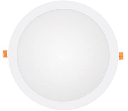 Placa LED SuperSlim Redondo 20W Downlight LED Empotrado Φ220mm 6000k Blanco Frío 2000 Lúmenes ONSSI LED