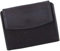 Sunsa Damen Leder/Canvas Geldbörse. Kleine Geldbeutel. Braune Brieftasche. Vintage Portmonee. Geldtasche mit viele Fächer (schwarz)