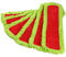 LTWHOME 60cm Mikrofaser Waschbare Flache Mopp Pads(Packung mit 6)