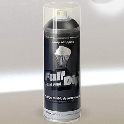 AutoFullCar - Vinilo LÍQUIDO Full Dip Blanco Perla - Formato Spray 400ml Unidad