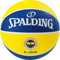EuroLeague Unisex – Erwachsene der Basketball Gummi Spalding Fenerbahce Replica, Gelb/Blau, 7
