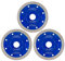 Diamond Saw Blade,3Pcs Super Thin Tile Cutting Disc 115mm / 4.5in Porcelain Cutting Blade for Angle Grinder Tile Saw Cutting Porcelain Tiles Granite Marble Ceramics (4.5)